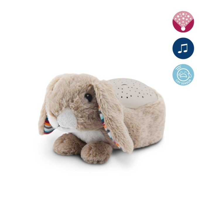 Βρεφικός Λαγός Ruby προβολέας Προτζέκτορας αστεριών με χτύπο καρδιάς λευκό ήχο μελωδία ZAZU Βρεφικός Λαγός Ruby προβολέας Προτζέκτορας αστεριών με χτύπο καρδιάς λευκό ήχο μελωδία ZAZU