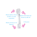Brush Baby Ανταλλακτικές Κεφαλές Για Ηλεκτρική Οδοντόβουρτσα BabySonic 0-18 μηνών 2τμχ Brush Baby Ανταλλακτικές Κεφαλές Για Ηλεκτρική Οδοντόβουρτσα BabySonic 0-18 μηνών 2τμχ