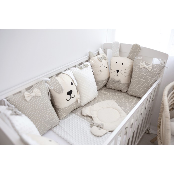 BUBABA Σετ Προίκας 12 τεμαχίων Sleep guardian beige FreeON