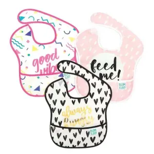 Bumkins Αδιάβροχες Σαλιάρες - Superbib Girl Quotes  3 τεμάχια