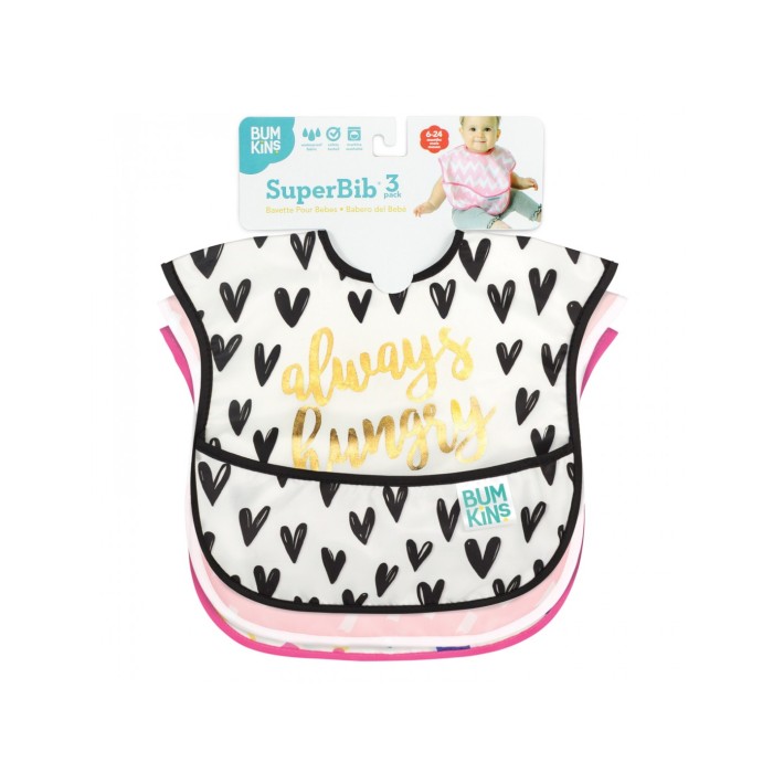 Bumkins Αδιάβροχες Σαλιάρες - Superbib Girl Quotes 3 τεμάχια Bumkins Αδιάβροχες Σαλιάρες - Superbib Girl Quotes 3 τεμάχια