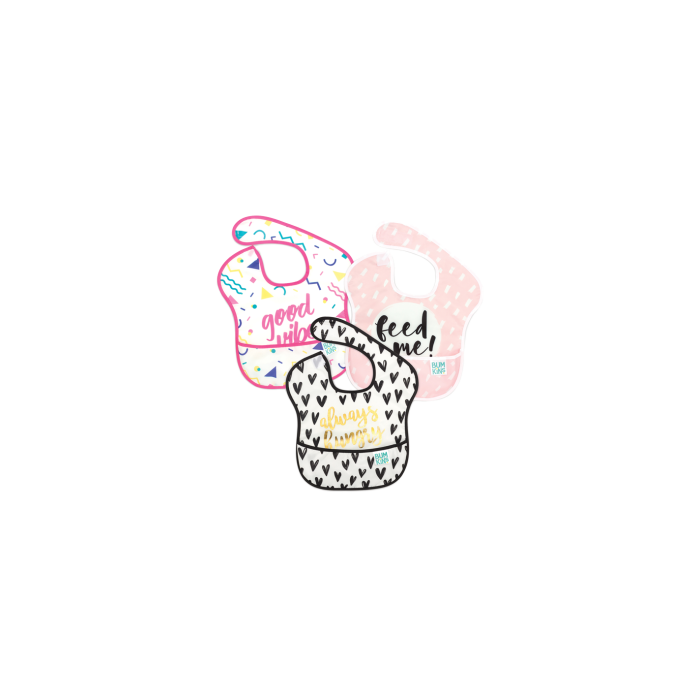 Bumkins Αδιάβροχες Σαλιάρες - Superbib Girl Quotes 3 τεμάχια Bumkins Αδιάβροχες Σαλιάρες - Superbib Girl Quotes 3 τεμάχια