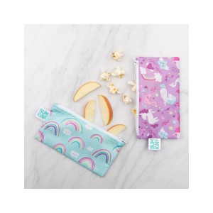 Bumkins Σετ Υφασμάτινα Τσαντάκια Φαγητού Μονόκερος Bumkins Σετ Υφασμάτινα Τσαντάκια Φαγητού Μονόκερος