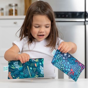 Bumkins Σετ Υφασμάτινα Τσαντάκια Φαγητού Μπλε All Together Now Bumkins Σετ Υφασμάτινα Τσαντάκια Φαγητού Μπλε All Together Now