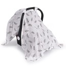 Cangaroo Κάλυμμα Καθίσματος Αυτοκινήτου Λευκό Feathers