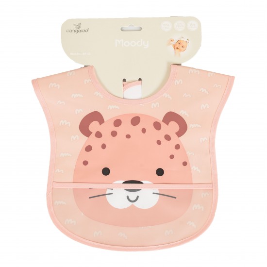 Cangaroo Αδιάβροχη Σαλιάρα Bib Moody Pink Cangaroo Αδιάβροχη Σαλιάρα Bib Moody Pink