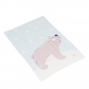 Cangaroo Βρεφική Κουβέρτα 75x100 cm Dreamy Bear Blue
