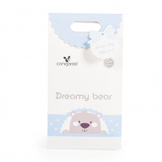 Cangaroo Βρεφική Κουβέρτα 75x100 cm Dreamy Bear Blue