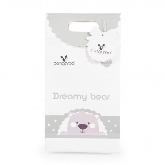 Cangaroo Βρεφική Κουβέρτα 75x100 cm Dreamy Bear Γκρι