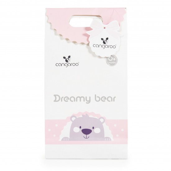 Cangaroo Βρεφική Κουβέρτα 75x100 cm Dreamy Bear Pink