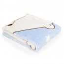 Cangaroo Βρεφική Κουβέρτα 80/110 Softy Sweet Αγκαλιές Μπλε