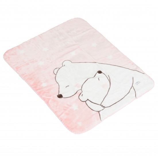 Cangaroo Βρεφική Κουβέρτα 80/110 Softy Sweet Αγκαλιές Ροζ Cangaroo Βρεφική Κουβέρτα 80/110 Softy Sweet Αγκαλιές Ροζ