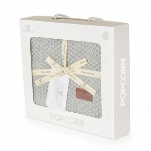 Cangaroo Βρεφική Κουβέρτα 80x100 εκ. Ποπ Κορν Γκρι Cangaroo Βρεφική Κουβέρτα 80x100 εκ. Ποπ Κορν Γκρι