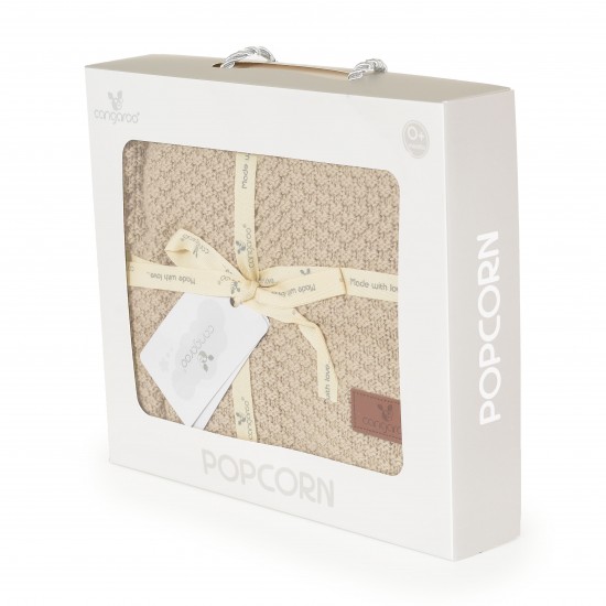 Cangaroo Βρεφική Κουβέρτα 80x100 εκ. Ποπ Κορν Καφέ Cangaroo Βρεφική Κουβέρτα 80x100 εκ. Ποπ Κορν Καφέ