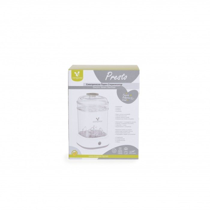 Cangaroo Ηλεκτρικός Αποστειρωτής Μπιμπερό Ηλεκτρικός Presto Πράσινος