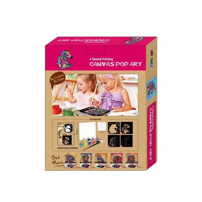 Canvas Pop Art Unicorn Avenir Canvas Pop Art Unicorn Avenir