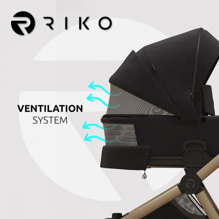 Cava Καρότσι 2σε1 Με Καλαθούνα Dust 01 Riko Cava Καρότσι 2σε1 Με Καλαθούνα Dust 01 Riko