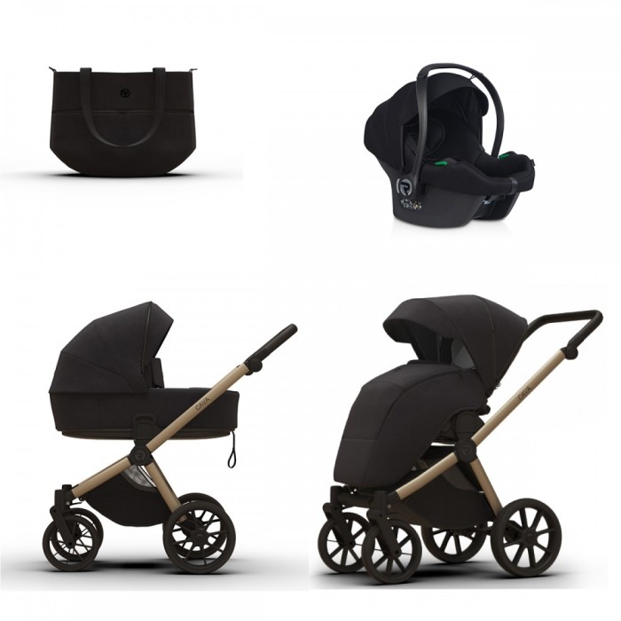 Cava Καρότσι 3σε1 Coal 02 Riko Cava Καρότσι 3σε1 Coal 02 Riko