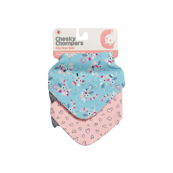 Cheeky Chompers  Neckerbib 2 Τεμάχια Bloom & Love