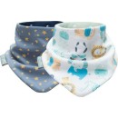 CheekyChompers Μπαντάνα από 100% Βαμβάκι Animals & Midnight Stars 2τμχ CheekyChompers Μπαντάνα από 100% Βαμβάκι Animals & Midnight Stars 2τμχ
