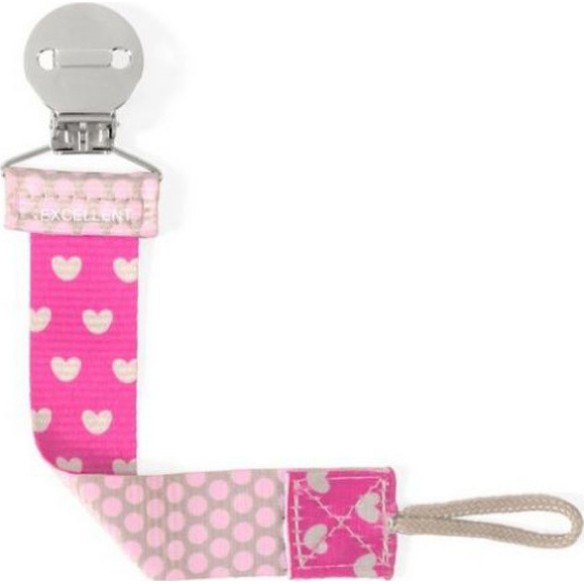 Chicco Fashion Κλιπ Πιπίλας Ροζ Chicco Fashion Κλιπ Πιπίλας Ροζ
