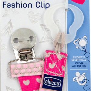 Chicco Fashion Κλιπ Πιπίλας Ροζ