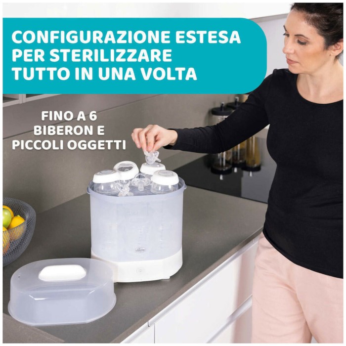 Chicco Ηλεκτρικός Αποστειρωτής Μπιμπερό 3 in 1 Chicco Ηλεκτρικός Αποστειρωτής Μπιμπερό 3 in 1
