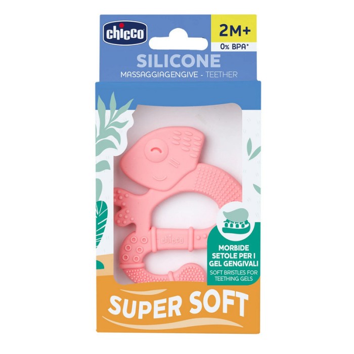 Chicco Μασητικός Κρίκος Οδοντοφυΐας Από Σιλικόνη Για 2 m+
