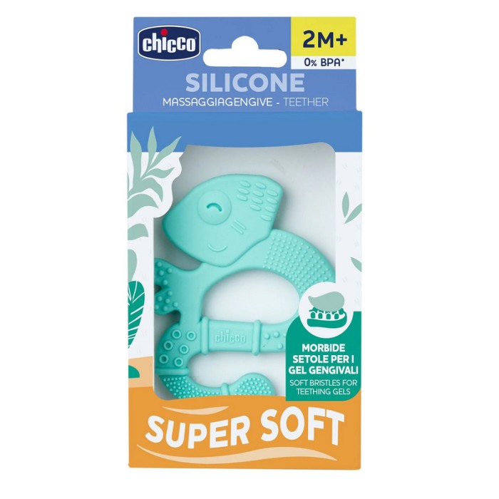 Chicco Μασητικός Κρίκος Οδοντοφυΐας Από Σιλικόνη Για 2 m+ Chicco Μασητικός Κρίκος Οδοντοφυΐας Από Σιλικόνη Για 2 m+