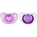 Chicco Ορθοδοντικές Πιπίλες Σιλικόνης Για 6-16+ Μηνών Ροζ 2τμχ