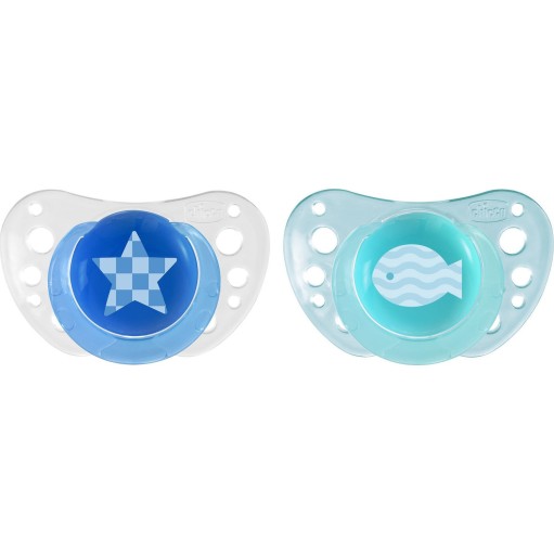 Chicco Ορθοδοντικές Πιπίλες Σιλικόνης Για 6-16+ Μηνών Σιελ2τμχ Chicco Ορθοδοντικές Πιπίλες Σιλικόνης Για 6-16+ Μηνών Σιελ2τμχ