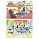 Clementoni Παιδικό Παζλ Super Color Bluey 2x60τμχ 4+ Χρονών Clementoni Παιδικό Παζλ Super Color Bluey 2x60τμχ 4+ Χρονών