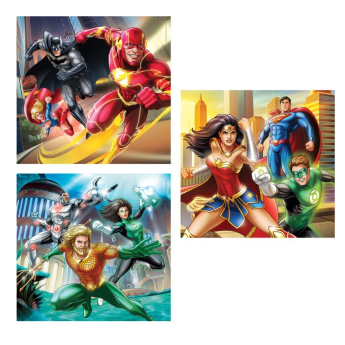 Clementoni Παιδικό Παζλ Super Color DC Comics Justice League 3x48τμχ 5+ Χρονών Clementoni Παιδικό Παζλ Super Color DC Comics Justice League 3x48τμχ 5+ Χρονών