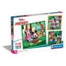 Clementoni Παιδικό Παζλ Super Color Disney Mickey And Friends 3x48τμχ Clementoni Παιδικό Παζλ Super Color Disney Mickey And Friends 3x48τμχ