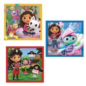 Clementoni Παιδικό Παζλ Super Color Gabby's Dollhouse 3x48 τμχ Clementoni Παιδικό Παζλ Super Color Gabby's Dollhouse 3x48 τμχ
