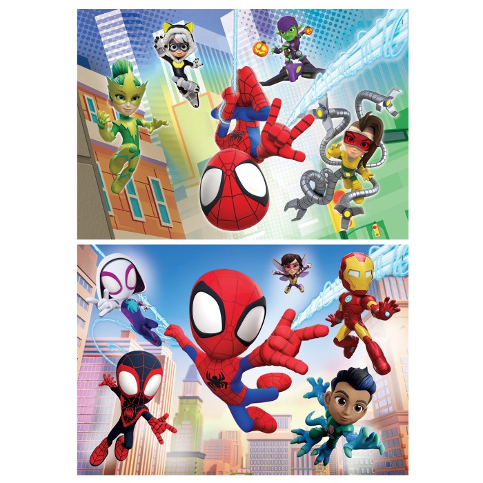 Clementoni Παιδικό Παζλ Super Color Marvel Spidey Και Οι Απίθανοι Φίλοι Του 2x60 τμχ Clementoni Παιδικό Παζλ Super Color Marvel Spidey Και Οι Απίθανοι Φίλοι Του 2x60 τμχ