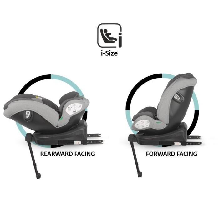 Coccolle Κάθισμα Αυτοκινήτου iSize 40-150 cm Sidra Moonlit Γκρι Coccolle Κάθισμα Αυτοκινήτου iSize 40-150 cm Sidra Moonlit Γκρι