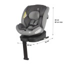 Coccolle Κάθισμα Αυτοκινήτου iSize 40-150 cm Sidra Moonlit Γκρι Coccolle Κάθισμα Αυτοκινήτου iSize 40-150 cm Sidra Moonlit Γκρι