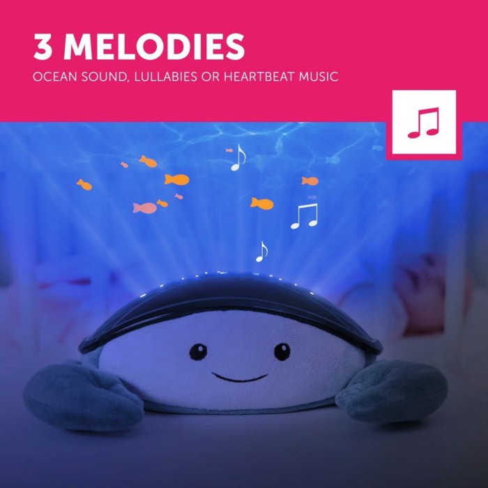 Cody Κάβουρας βρεφικός προβολέας με κινούμενα ψαράκια & λευκούς ήχους ωκεανού Zazu