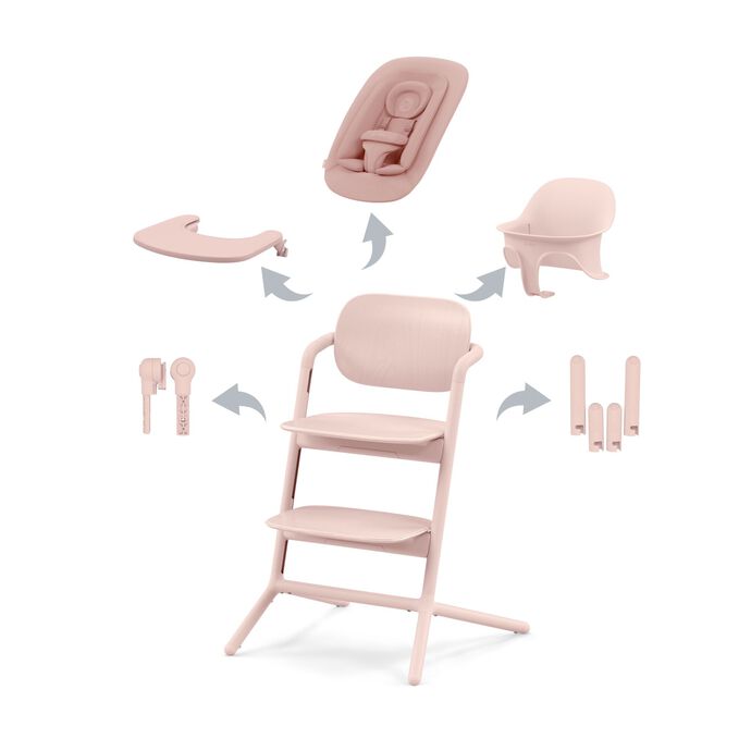 Cybex Καρεκλάκι Φαγητού 4 σε 1 Lemo Pearl Pink