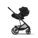 CYBEX Πολυκαρότσι 3in1 Balios S Lux 2024-2025 Black Frame Moon Black Με Κάθισμα Cloud G i-size Plus Moon Black + Βάση Isofix Base G