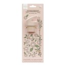 A Little Lovely Company Σετ Καπάκι Καλαμάκι Και Βουρτσάκι Blossoms Pink