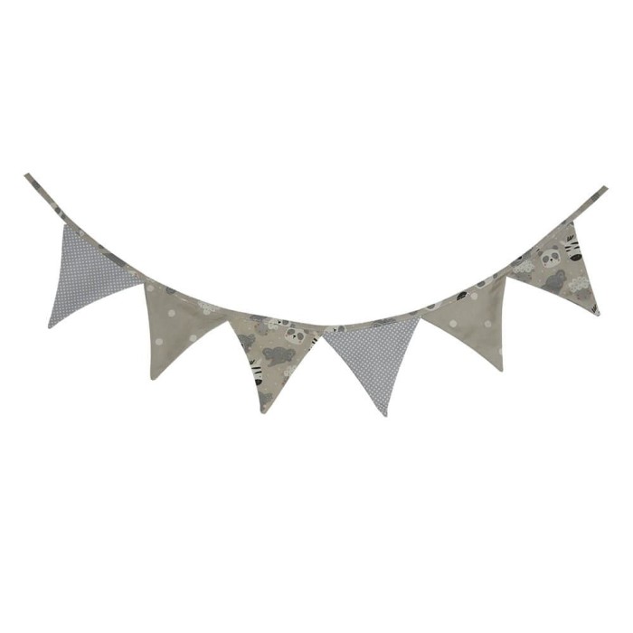 Διακοσμητικά Σημαιάκια 3m Panda Bebe Stars