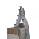 Διακοσμητική Γιρλάντα Με Pom Pom Ροζ Bebe Stars