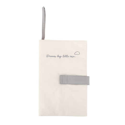 Υφασμάτινη Θήκη για Πάνες Και Μωρομάντηλα Με Κέντημα Dream Big Beige Kikka Boo