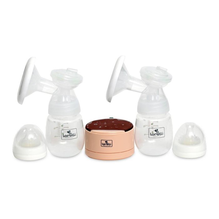 Διπλό ηλεκτρικό θήλαστρο "DAILY COMFORT" Ροζ Lorelli