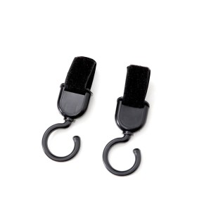 Διπλοί Γάντζοι Καροτσιού Μαύροι 1602