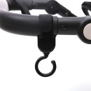 Διπλοί Γάντζοι Καροτσιού Μαύροι 1602