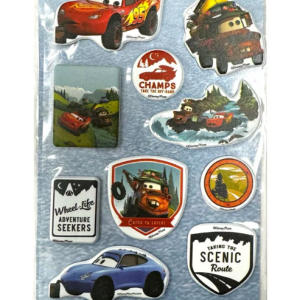 Disney Cars Mach Σετ Αυτοκόλλητων Puffy Foam Disney Cars Mach Σετ Αυτοκόλλητων Puffy Foam
