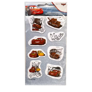 Disney Cars Mach Σετ Αυτοκόλλητων Puffy Foam
